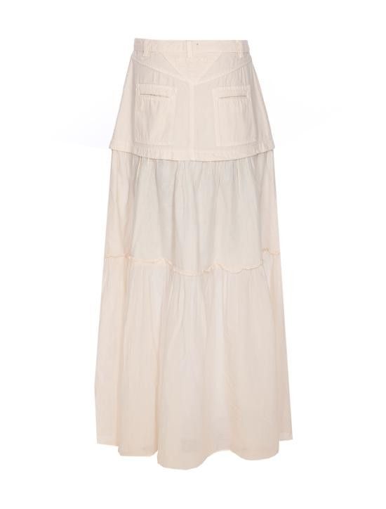 Pinko PINKO Women Mid Skirts 105252 A2MIC00 White Size 28" / US 6 / IT 42 - 2 Thumbnail