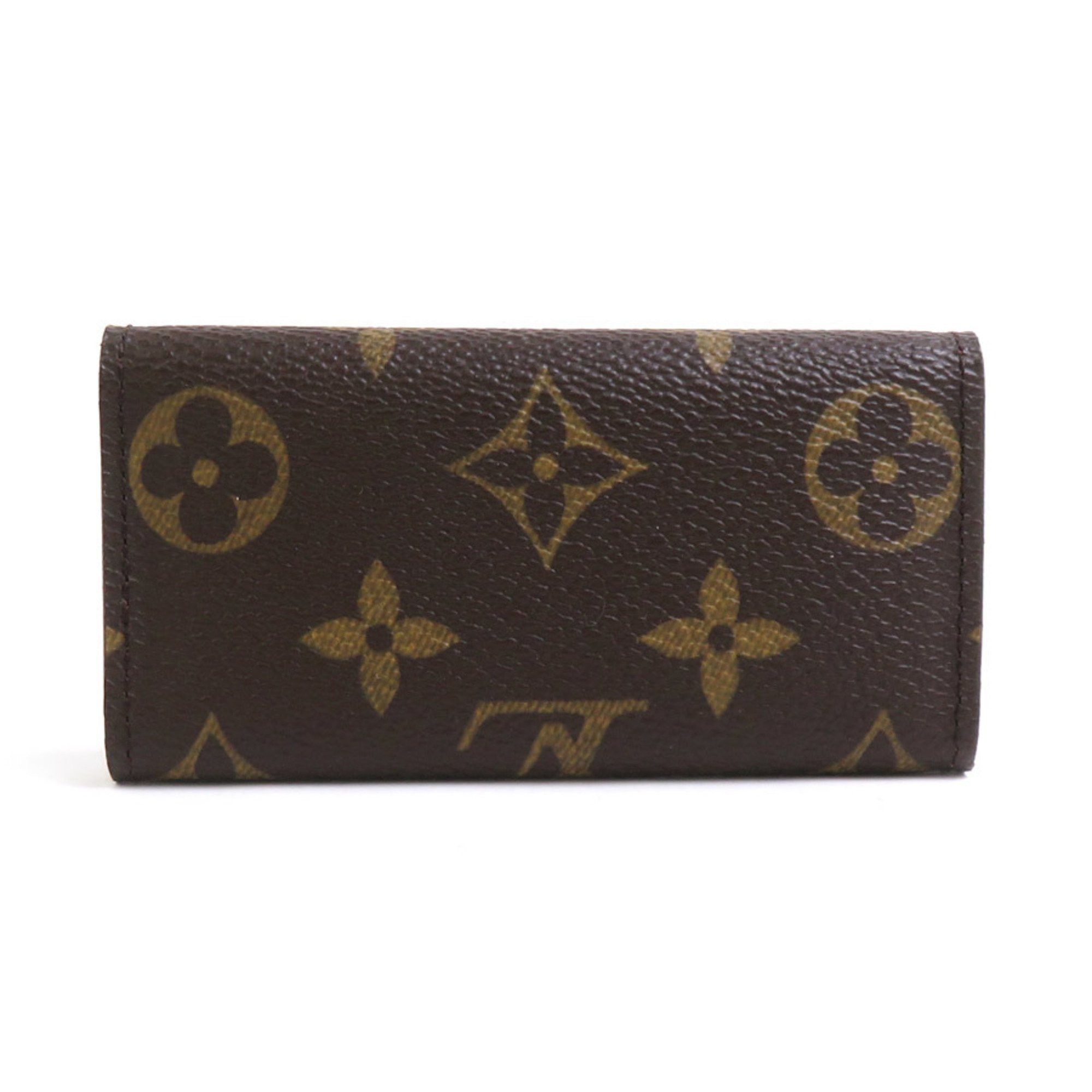 Louis Vuitton Louis Vuitton Key Case Monogram Multicle 4 Canvas Metal Brown Gold Men's Women's M62631 e60341j Size ONE SIZE - 2 Thumbnail