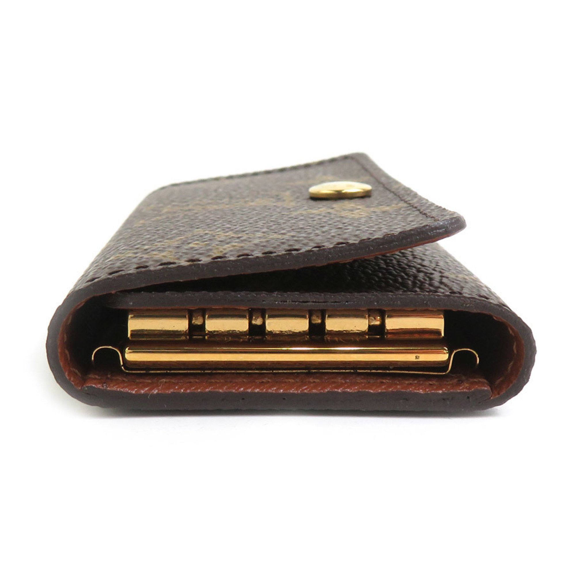 Louis Vuitton Louis Vuitton Key Case Monogram Multicle 4 Canvas Metal Brown Gold Men's Women's M62631 e60341j Size ONE SIZE - 3 Thumbnail