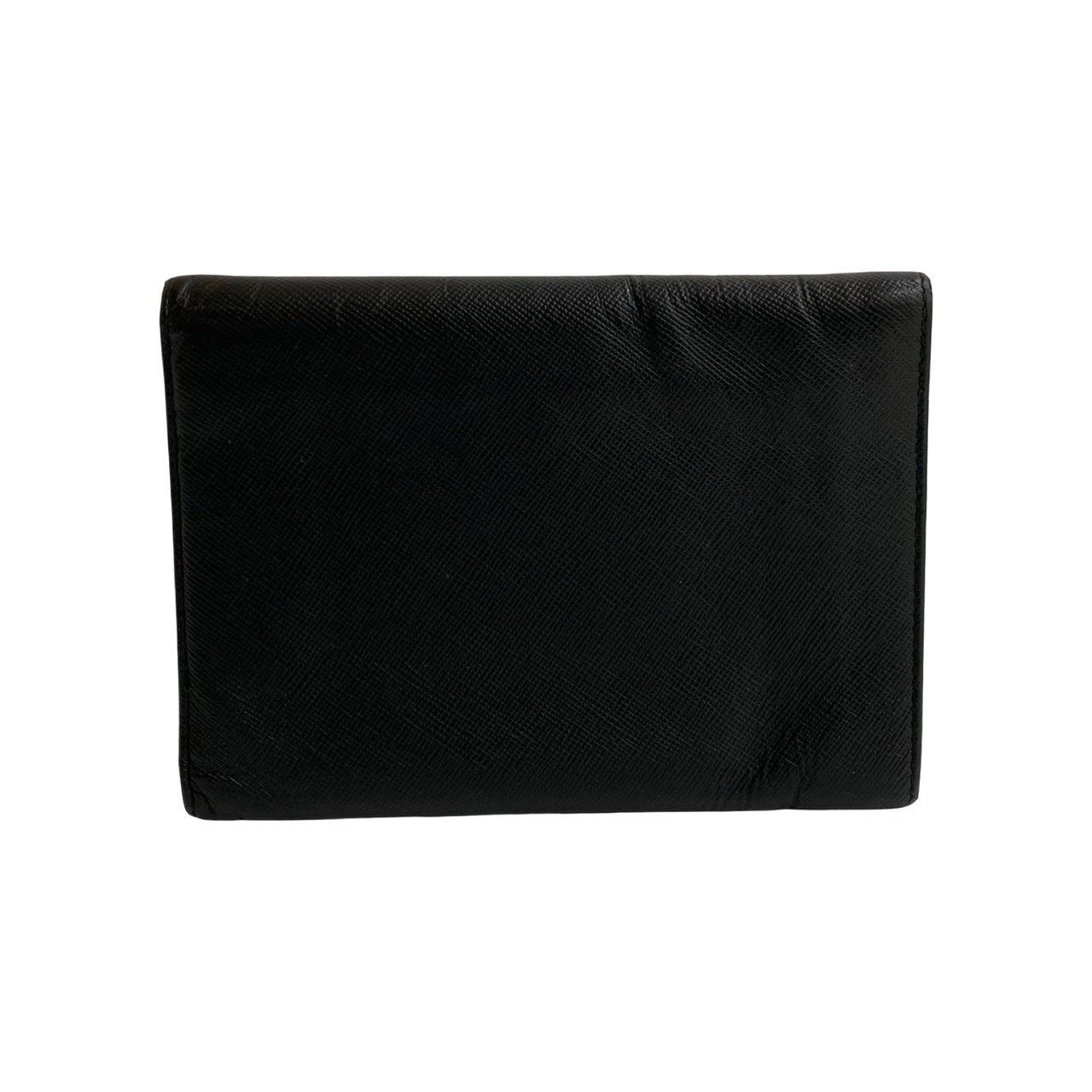 Prada Prada Prada Saffiano Trifold Wallet Leather Short Wallet Size ONE SIZE - 3 Thumbnail