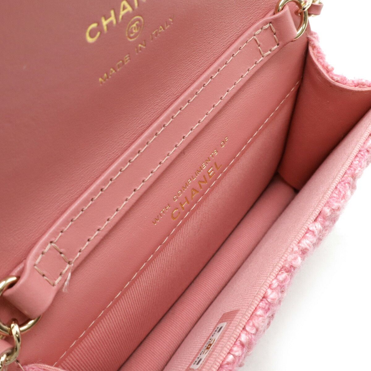 Chanel Chanel Chanel Matelasse Tweed Shoulder Bag Others Shoulder Bag Size ONE SIZE - 5 Thumbnail