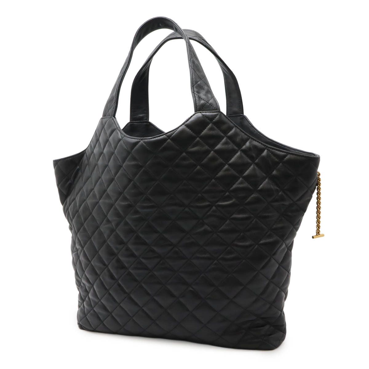 Yves Saint Laurent Yves Saint Laurent Saint Laurent ICARE Maxi Shopping Lambskin Tote Bag Leather Tote Bag 698651 Size ONE SIZE - 2 Thumbnail