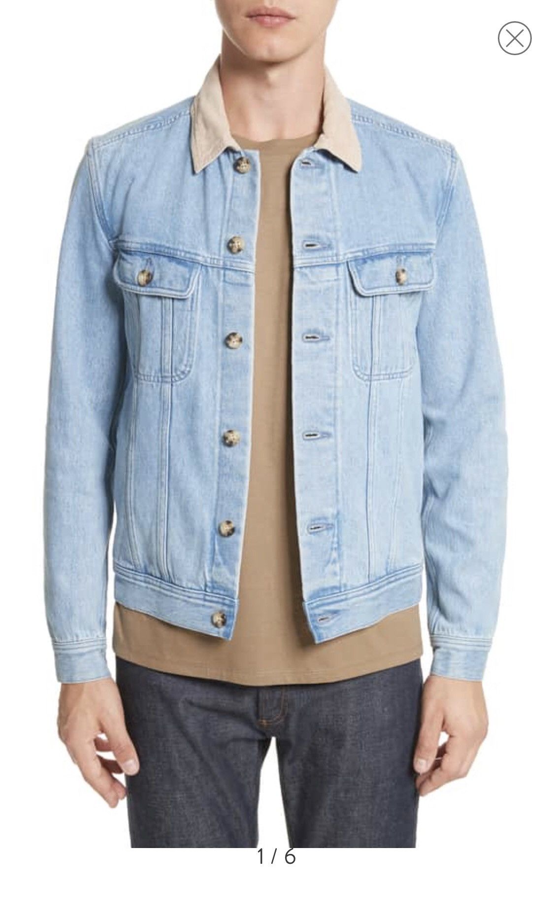 Apc howl denim jacket clearance