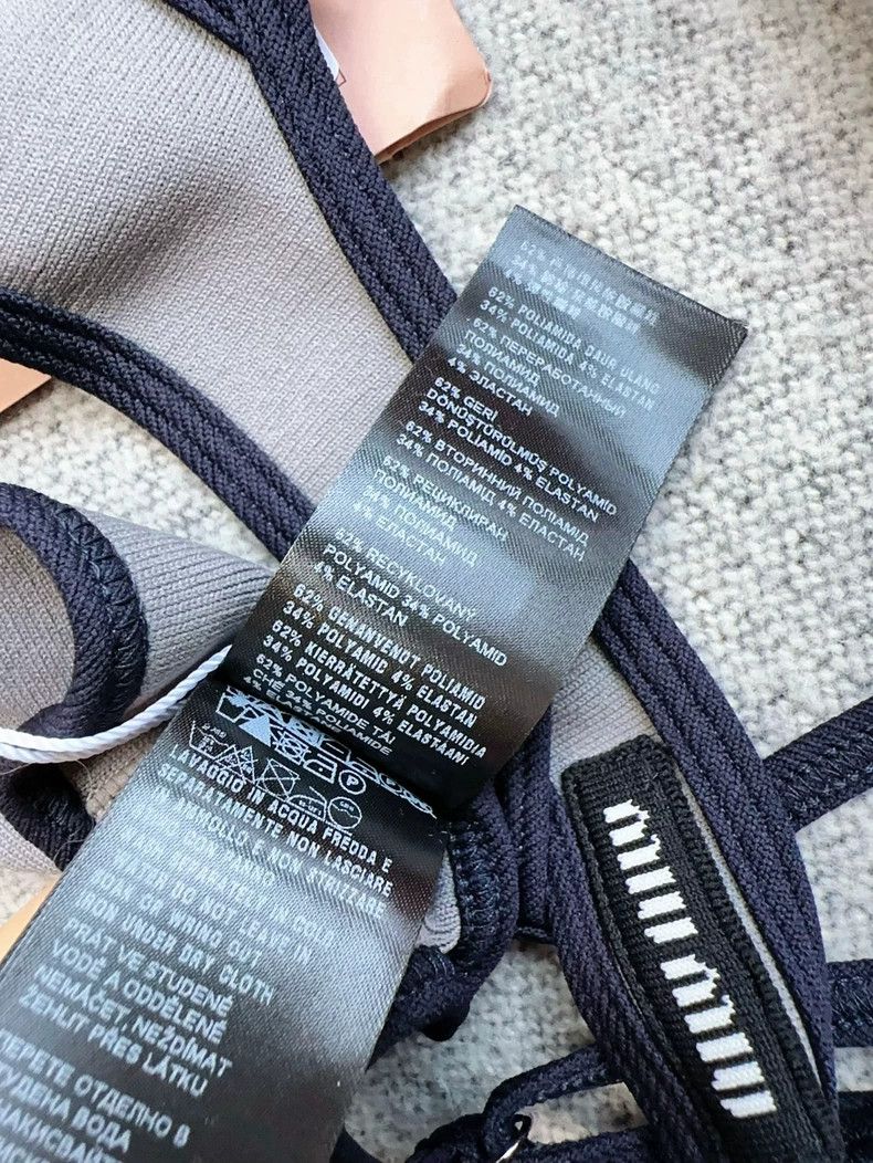Miu Miu Miu Miu Gray Strapless Top with Tag Size L / US 10 / IT 46 - 5 Thumbnail