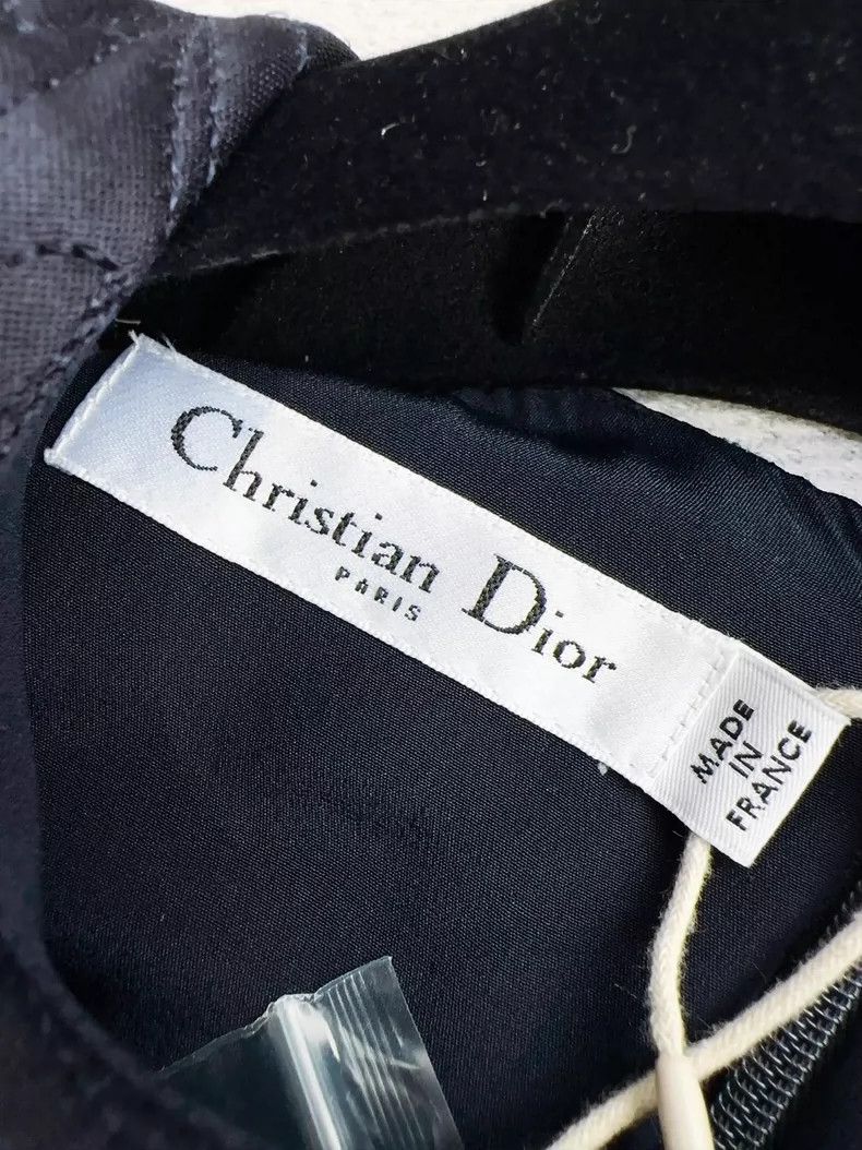 Dior Dior Silk Dress in Midnight Blue Color Size L / US 10 / IT 46 - 7 Thumbnail