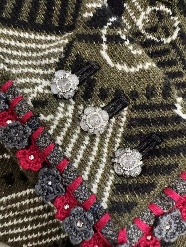 Chanel Chanel Long Sleeve Jacket with Floral Design Size S / US 4 / IT 40 - 6 Thumbnail