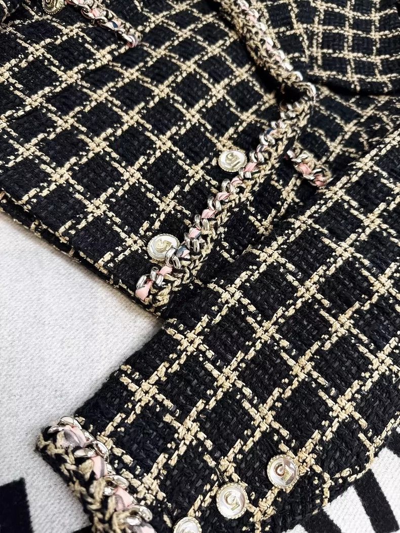 Chanel Chanel Spring Summer Black and Brown Jacket Size M / US 6-8 / IT 42-44 - 6 Thumbnail