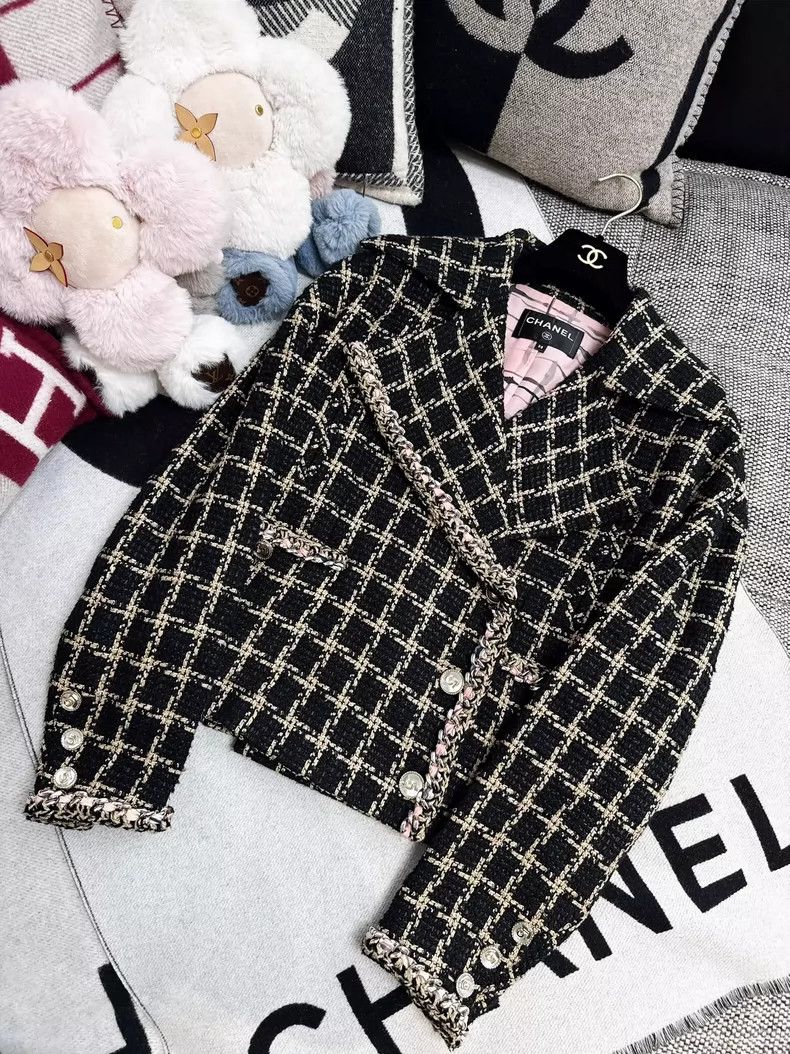Chanel Chanel Spring Summer Black and Brown Jacket Size M / US 6-8 / IT 42-44 - 3 Thumbnail