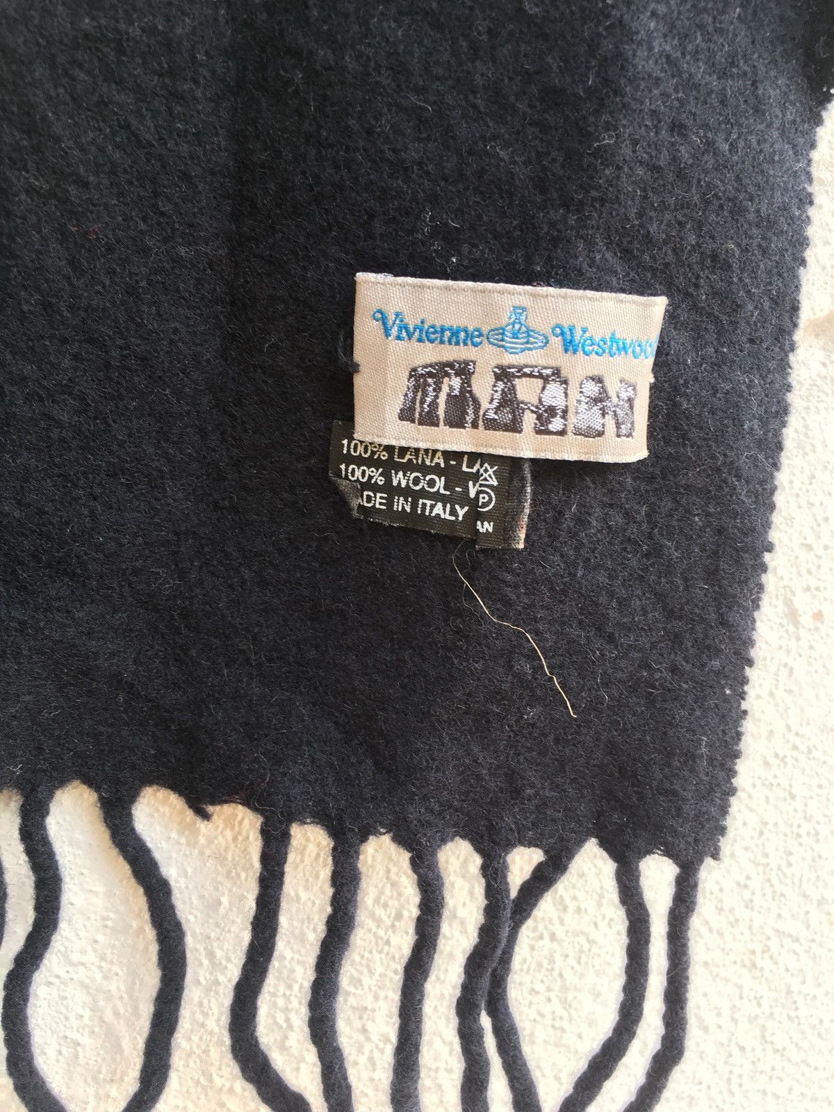 Vintage × Vivienne Westwood Vintage Authentic Vivienne Westwood Man Muffler Size ONE SIZE - 3 Thumbnail