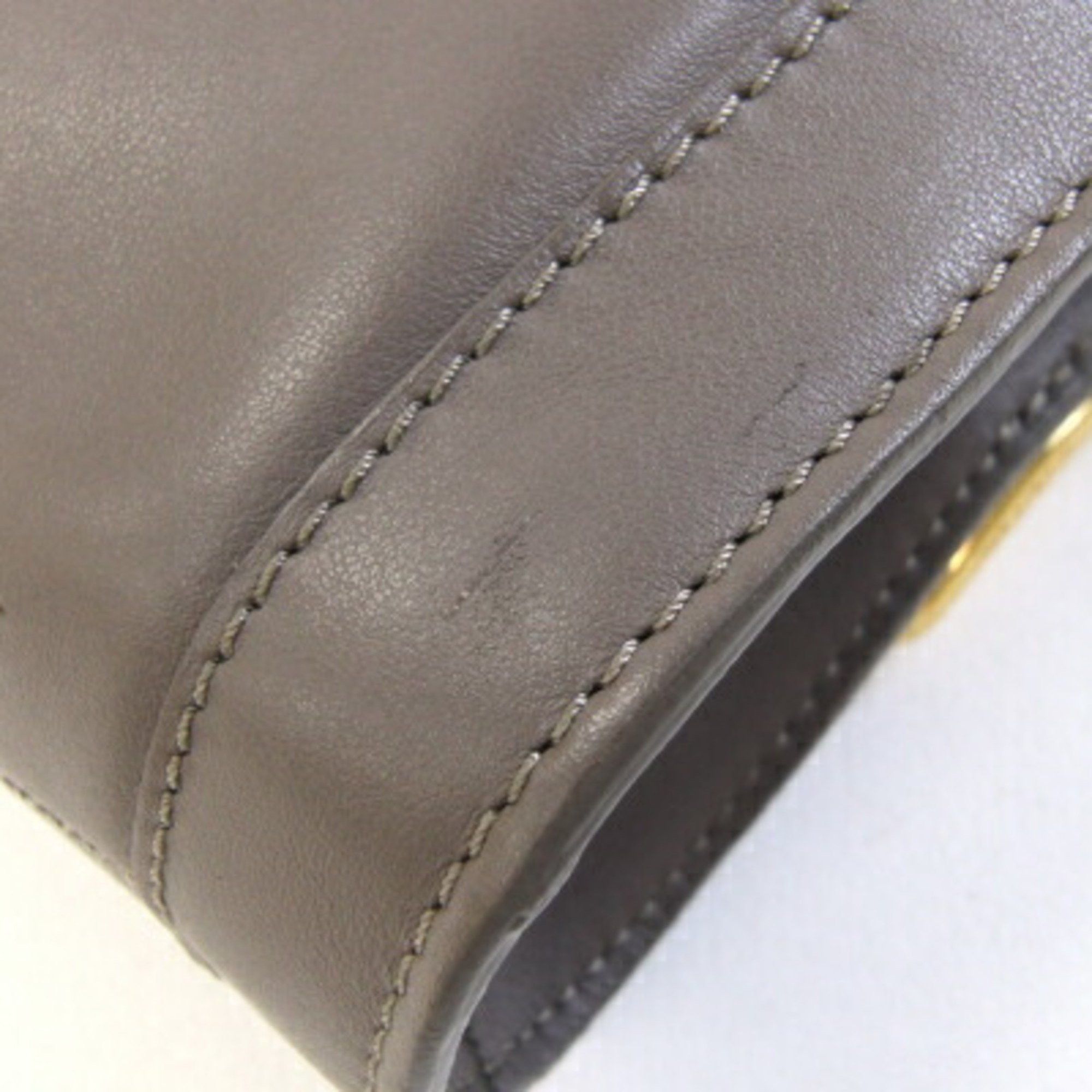 Chloe See by Chloé SEE BY CHLOE Shoulder Bag Dark Greige Leather Women's Size ONE SIZE - 5 Thumbnail