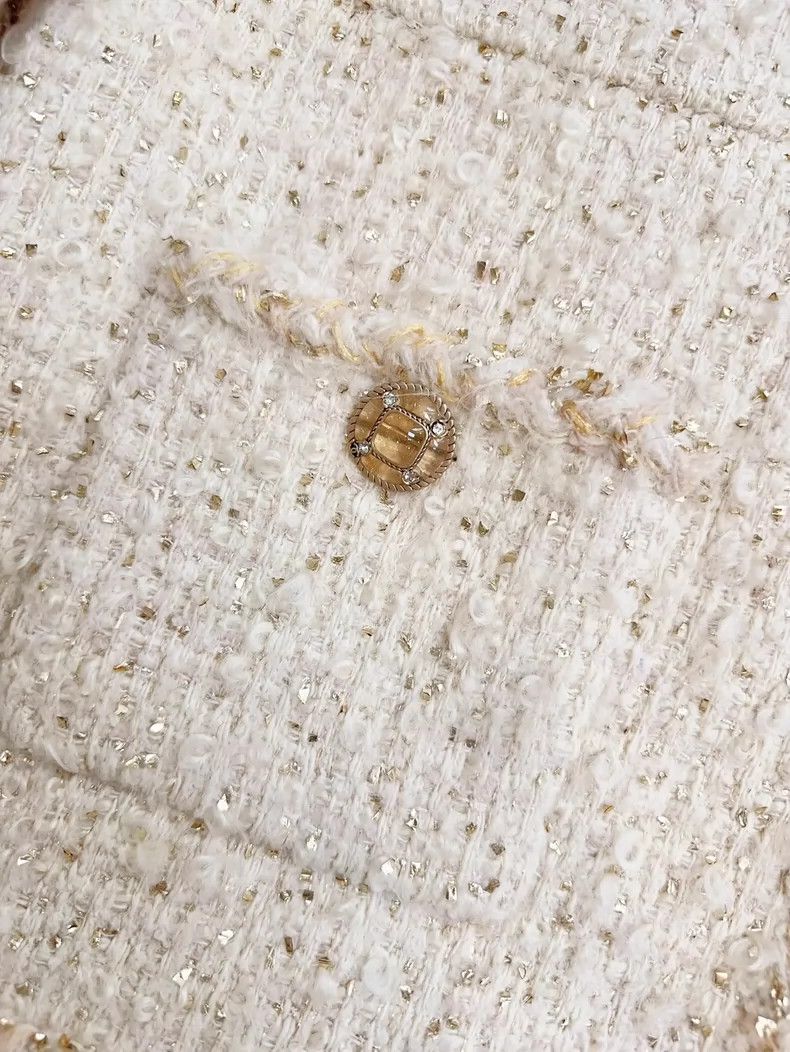 Chanel Chanel Ivory Four-Pocket Jacket Size S / US 4 / IT 40 - 5 Thumbnail