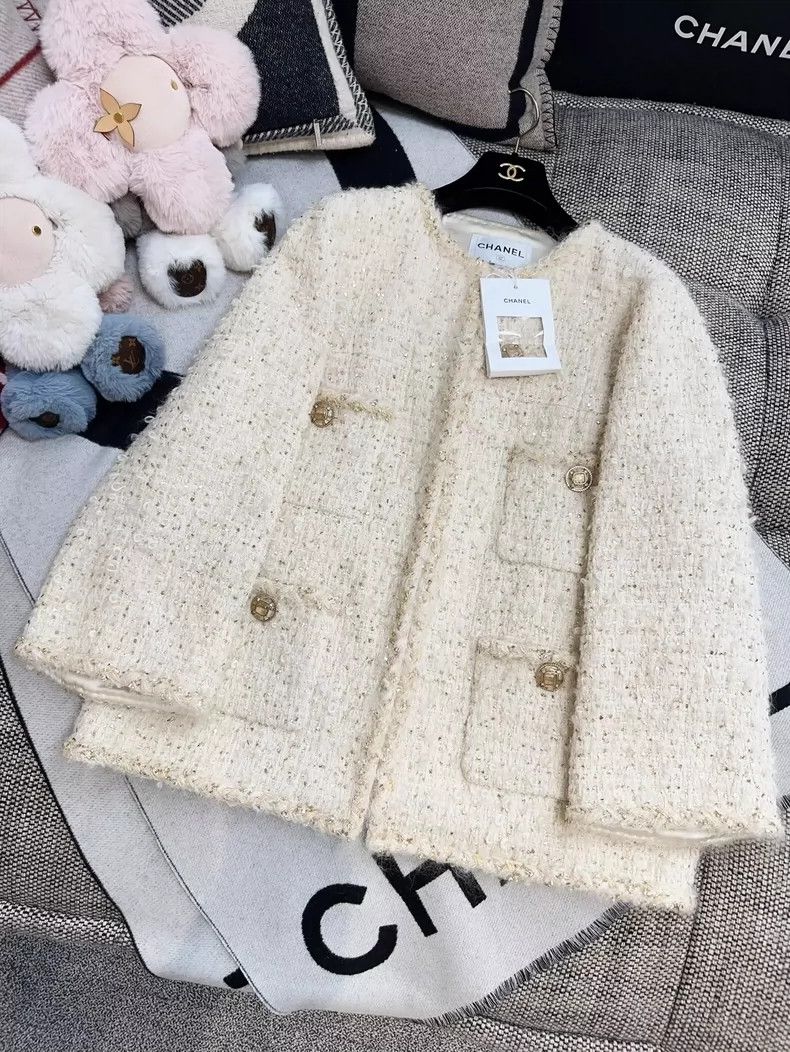Chanel Chanel Ivory Four-Pocket Jacket Size S / US 4 / IT 40 - 9 Thumbnail