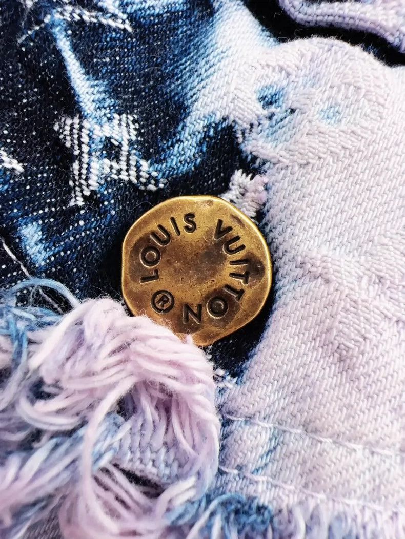 Louis Vuitton Louis Vuitton Purple Tie-Dye Denim Jacket Size L / US 10 / IT 46 - 6 Thumbnail