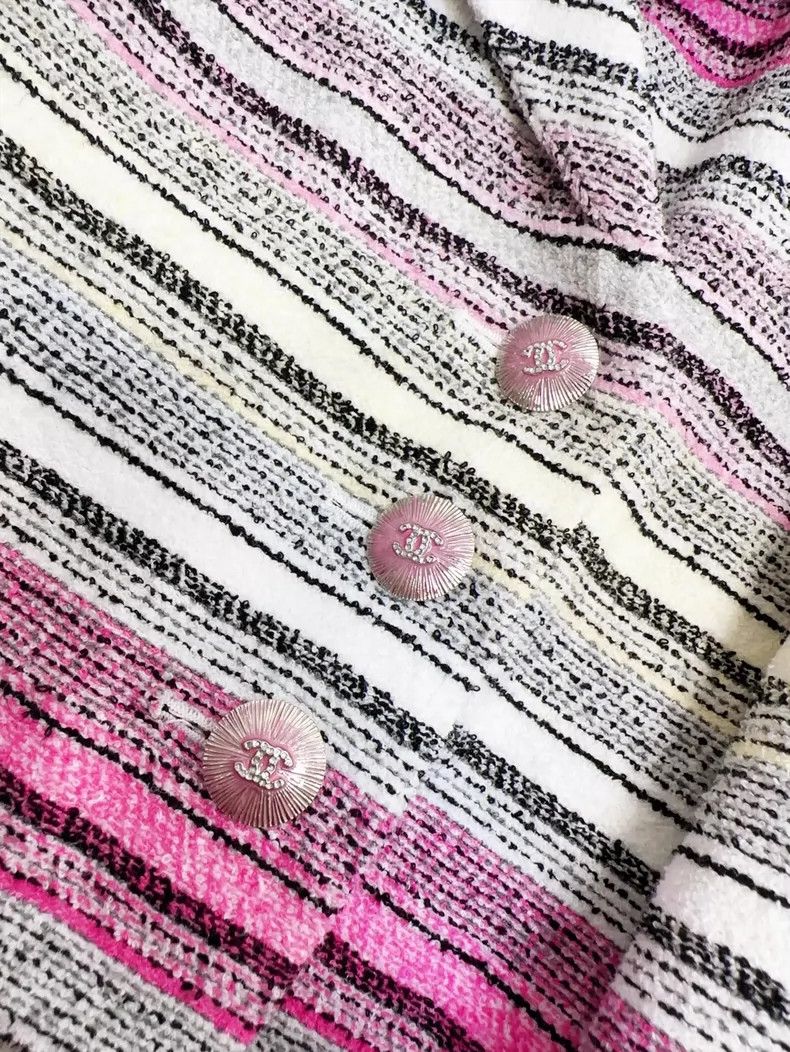 Chanel Chanel Colorful Striped Cropped Jacket Size M / US 6-8 / IT 42-44 - 6 Thumbnail