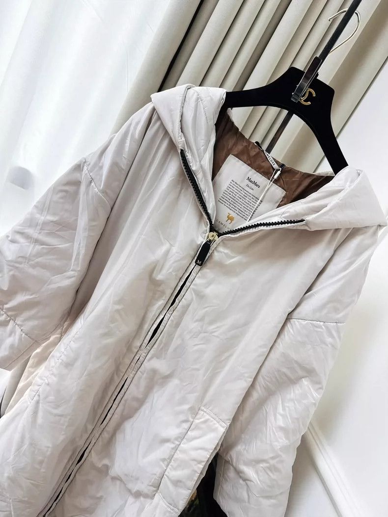 Moncler Maxmara Gray Long Sleeve Hooded Jacket Size M / US 6-8 / IT 42-44 - 3 Thumbnail