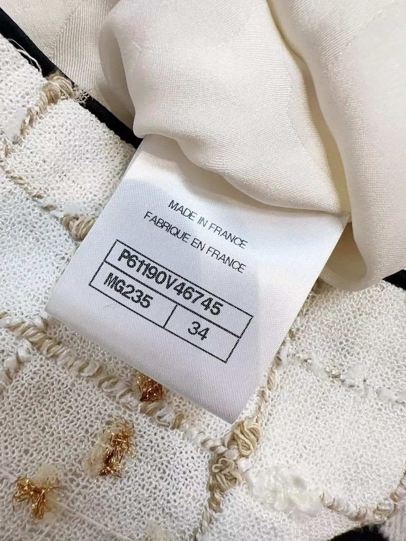 Chanel Chanel Beach Collection White Tweed Jacket Size XS / US 0-2 / IT 36-38 - 6 Thumbnail