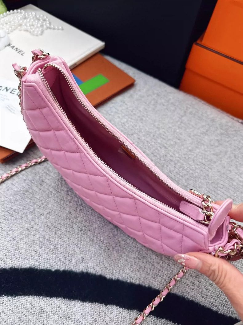 Chanel Chanel Pink Moon Bag with Chain Strap Size ONE SIZE - 3 Thumbnail