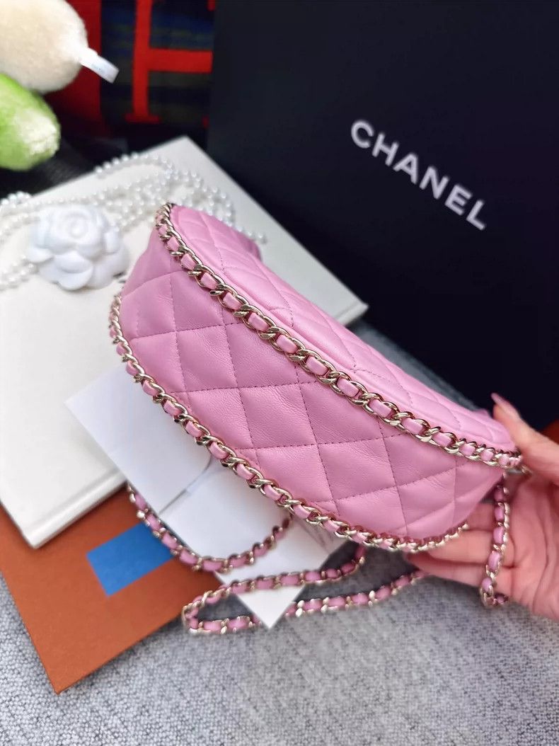 Chanel Chanel Pink Moon Bag with Chain Strap Size ONE SIZE - 5 Thumbnail