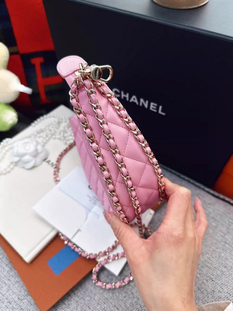 Chanel Chanel Pink Moon Bag with Chain Strap Size ONE SIZE - 6 Thumbnail
