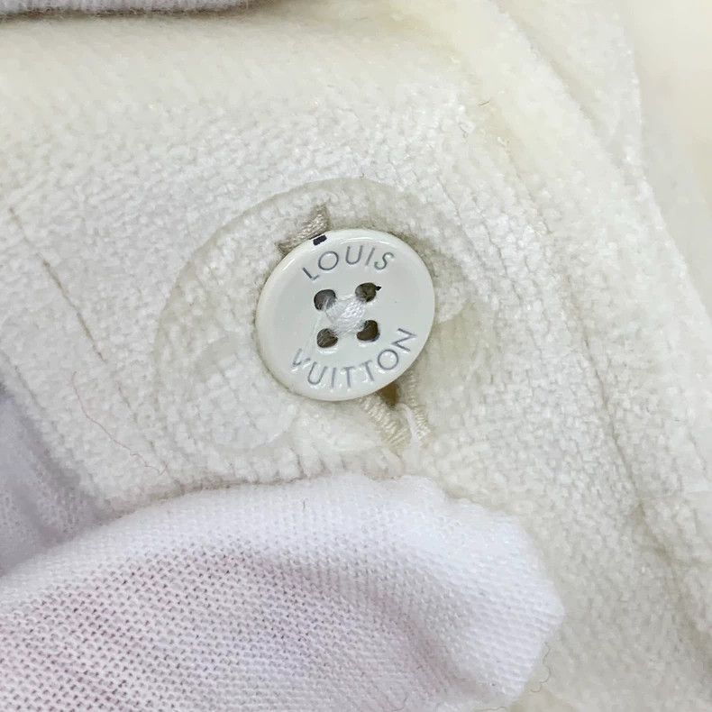 Louis Vuitton Louis Vuitton White Logo Long Sleeve Shirt Size S / US 4 / IT 40 - 8 Thumbnail