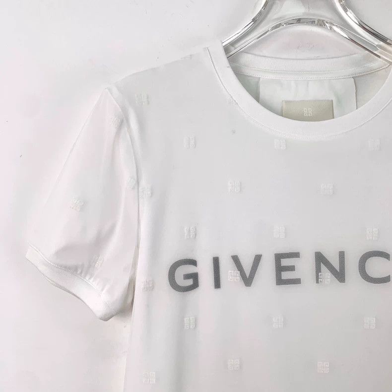 Givenchy Givenchy White Letter Print Short Sleeve T-shirt Size M / US 6-8 / IT 42-44 - 3 Thumbnail