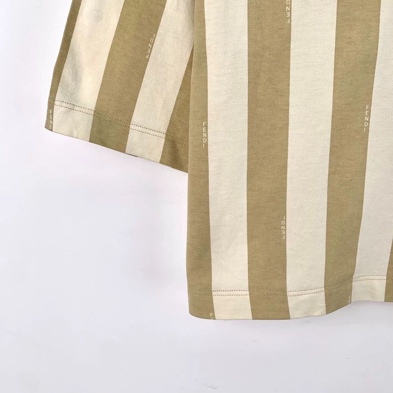 Fendi Fendi Color Block Striped Logo T-Shirt Size S / US 4 / IT 40 - 4 Thumbnail