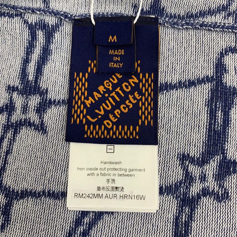 Louis Vuitton Louis Vuitton Deep Blue Cotton T-Shirt Size M / US 6-8 / IT 42-44 - 7 Thumbnail