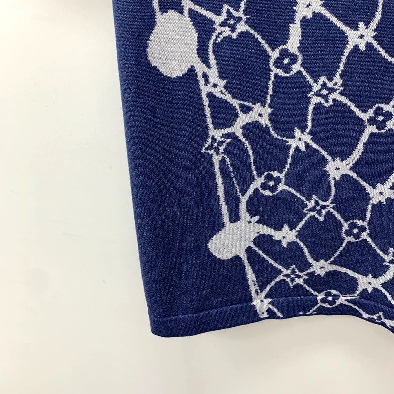 Louis Vuitton Louis Vuitton Deep Blue Cotton T-Shirt Size M / US 6-8 / IT 42-44 - 4 Thumbnail