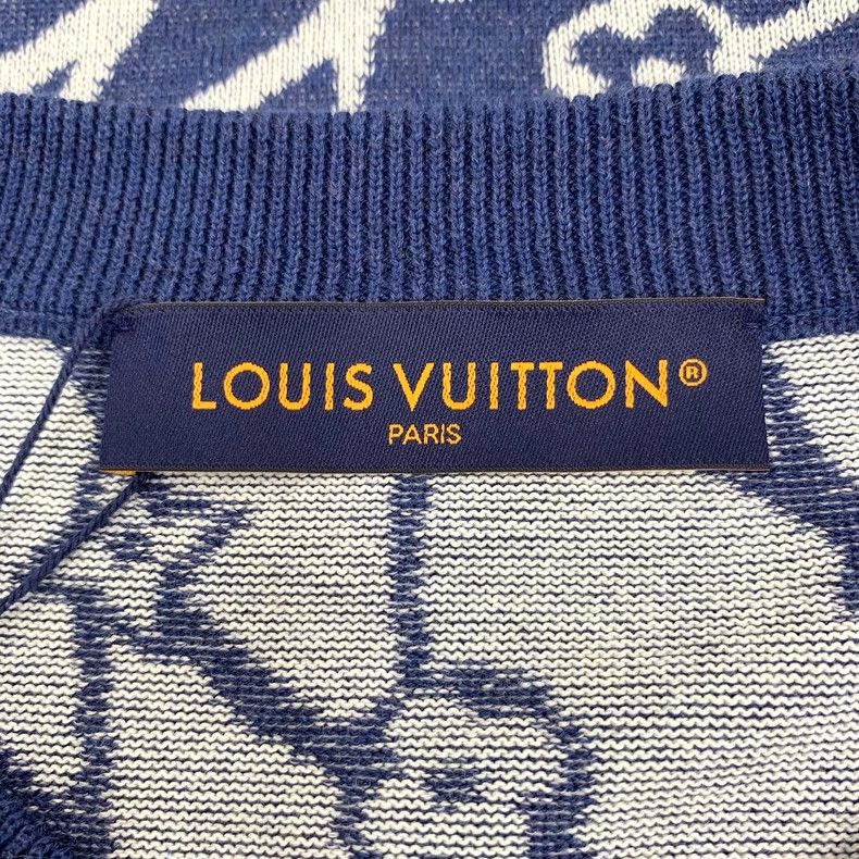 Louis Vuitton Louis Vuitton Deep Blue Cotton T-Shirt Size M / US 6-8 / IT 42-44 - 5 Thumbnail