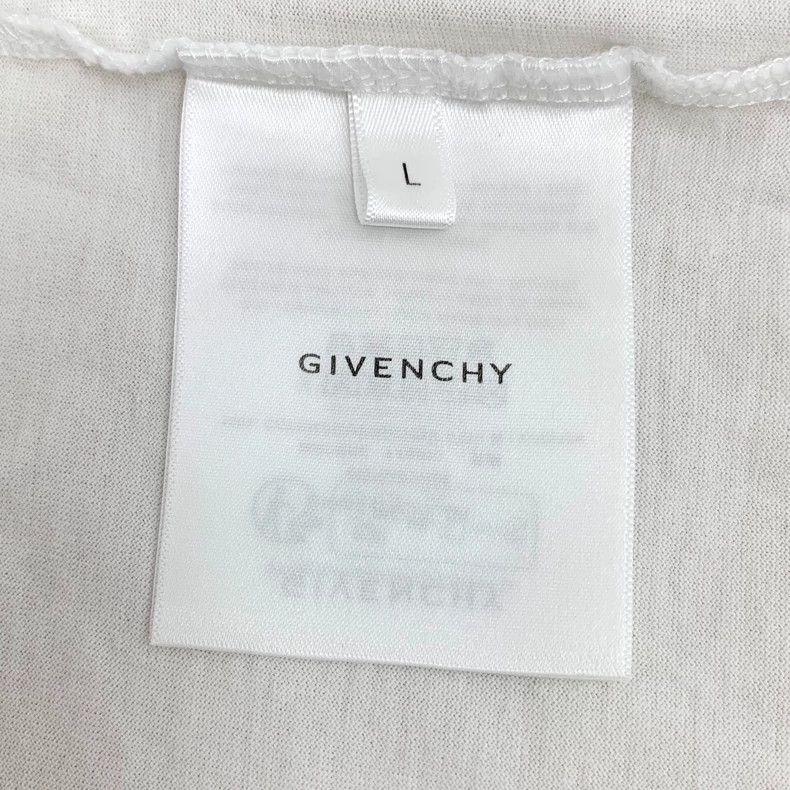 Givenchy White Logo Short Sleeve T-Shirt