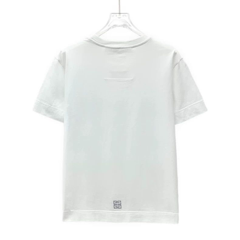 Givenchy White Logo Short Sleeve T-Shirt