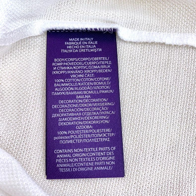 Ralph Lauren Ralph Lauren White Polo Shirt with Bear Embroidery Size S / US 4 / IT 40 - 7 Thumbnail