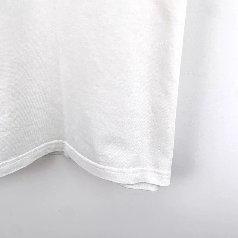 Dior Dior White Logo Cotton Short Sleeve T-Shirt Size XXL / US 16-18 / IT 52-54 - 5 Thumbnail
