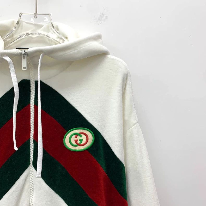 Gucci Gucci White Hooded Zip Long Sleeve Dress Size XXS / US 00 / IT 34 - 3 Thumbnail