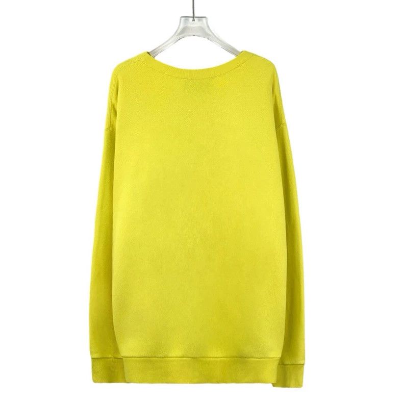 Gucci Gucci Yellow Graphic Long Sleeve Sweatshirt Size S / US 4 / IT 40 - 2 Thumbnail