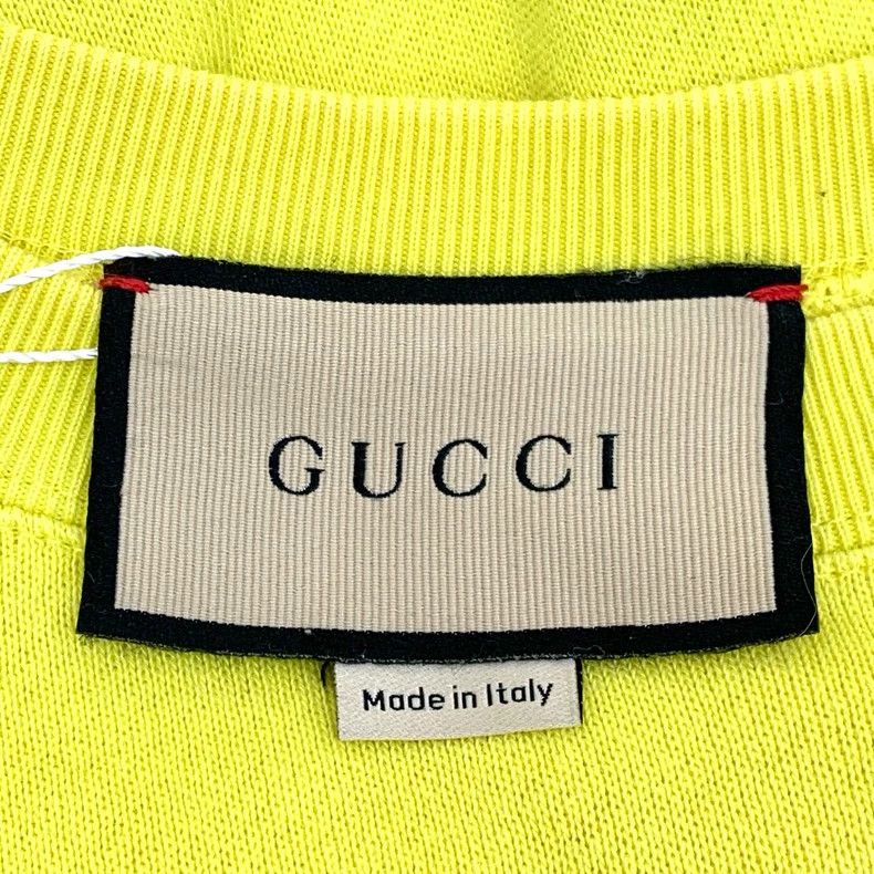 Gucci Gucci Yellow Graphic Long Sleeve Sweatshirt Size S / US 4 / IT 40 - 6 Thumbnail