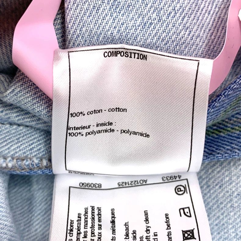 Chanel Chanel Blue Striped Lace Denim Jacket Size XS / US 0-2 / IT 36-38 - 8 Thumbnail
