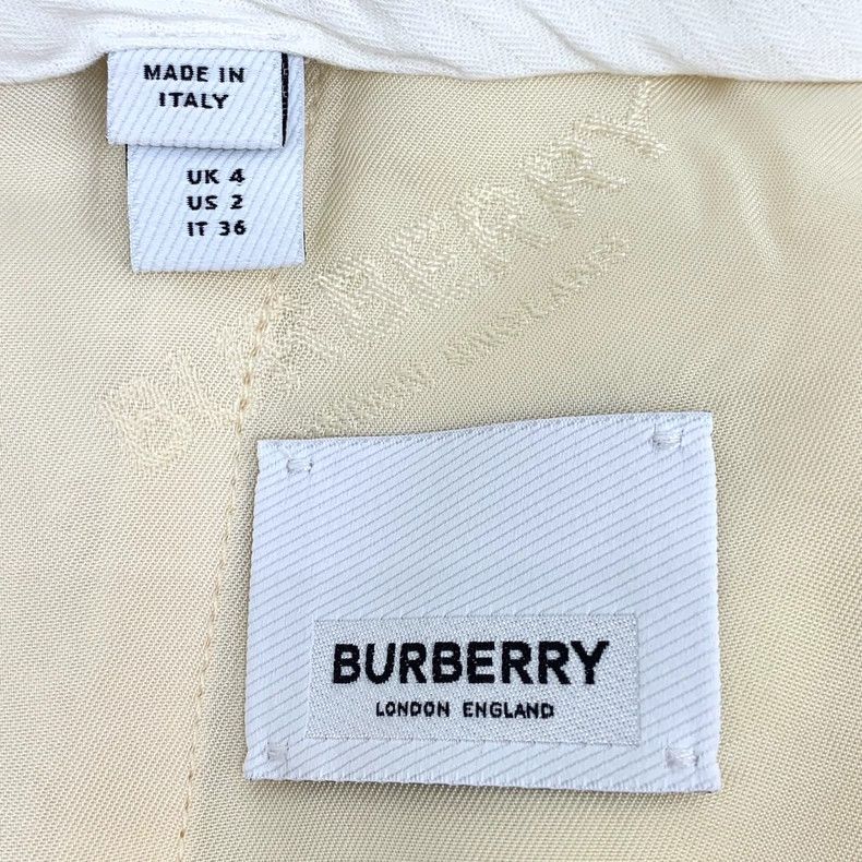 Burberry Burberry Beige Logo Wool Relaxed Shorts Size 36" / US 14 / IT 50 - 6 Thumbnail