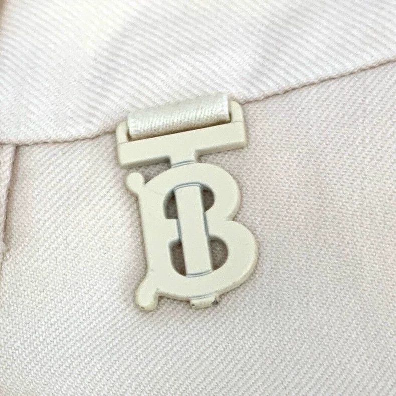 Burberry Burberry Beige Logo Wool Relaxed Shorts Size 36" / US 14 / IT 50 - 5 Thumbnail