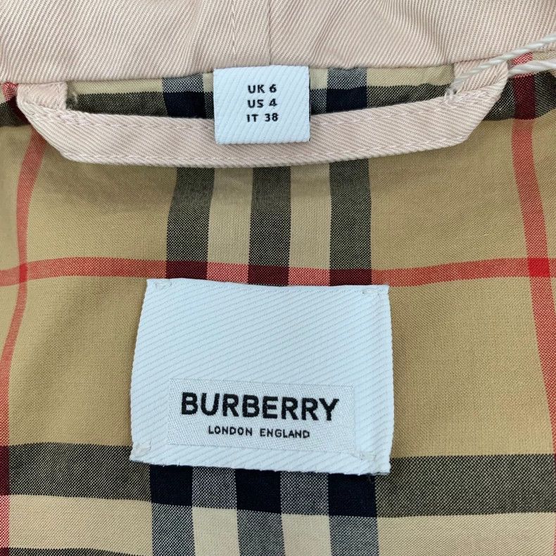 Burberry Burberry Beige Cotton Hooded Long Sleeve Jacket Size S / US 4 / IT 40 - 5 Thumbnail