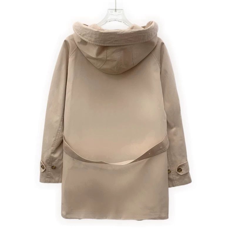 Burberry Burberry Beige Cotton Hooded Long Sleeve Jacket Size S / US 4 / IT 40 - 2 Thumbnail