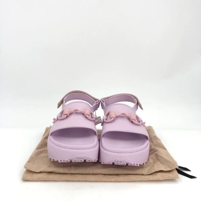 Gucci Gucci Purple Thick Sole Casual Sandals Size US 8 / IT 38 - 8 Thumbnail
