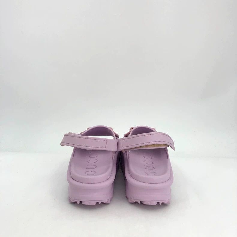 Gucci Gucci Purple Thick Sole Casual Sandals Size US 8 / IT 38 - 4 Thumbnail