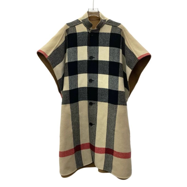 Burberry Burberry Brown Striped Reversible Wool Cape Coat Size XS / US 0-2 / IT 36-38 - 3 Thumbnail
