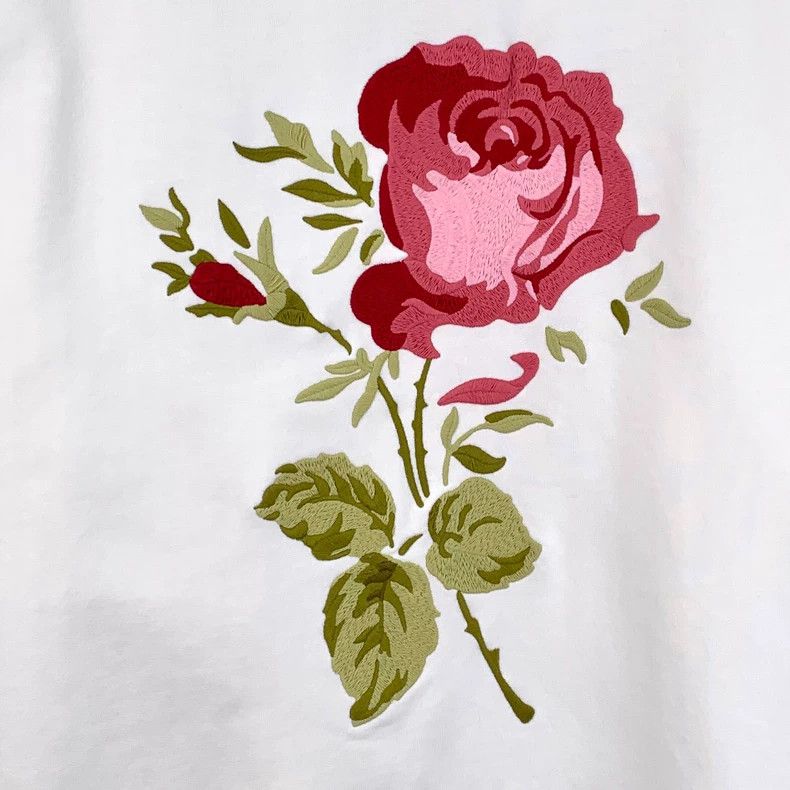Dior Dior White Embroidered Cotton Long Sleeve Sweatshirt Size S / US 4 / IT 40 - 5 Thumbnail