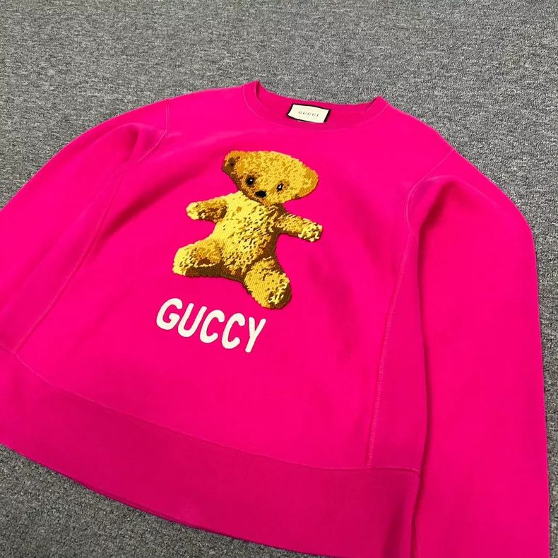Gucci Gucci Teddy Bear Pink Sweater Pullover Size M / US 6-8 / IT 42-44 - 4 Thumbnail