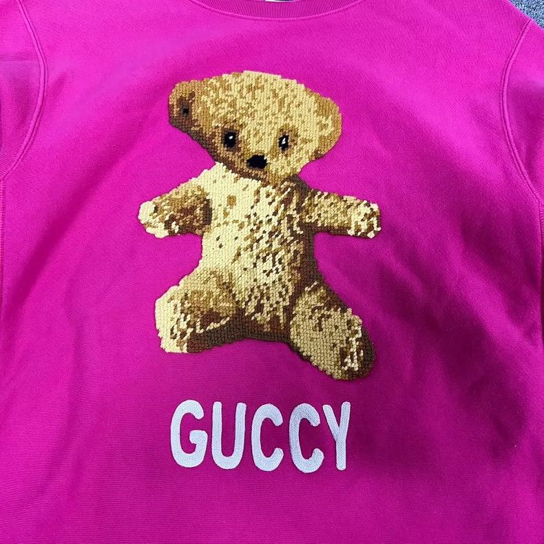 Gucci Gucci Teddy Bear Pink Sweater Pullover Size M / US 6-8 / IT 42-44 - 5 Thumbnail