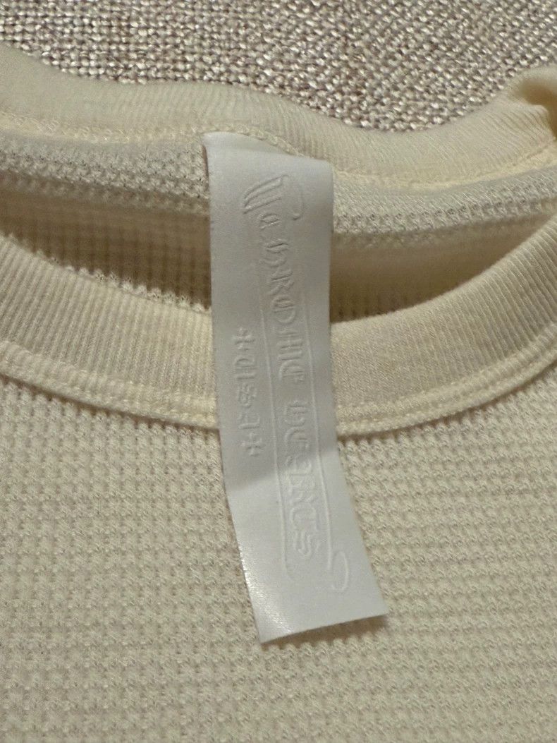 Chrome Hearts Chrome Hearts New Long Sleeve Waffle Top Size XL / US 12-14 / IT 48-50 - 3 Thumbnail