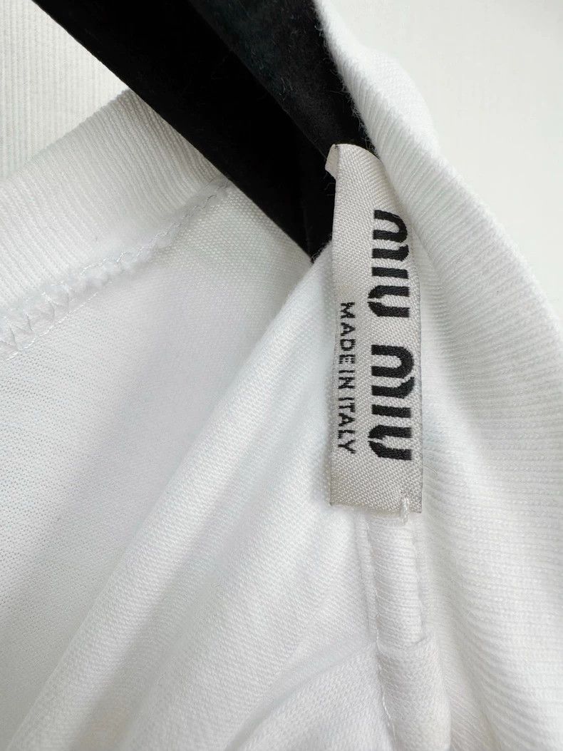 Prada Miumiu Dress Size XS with Pink Trim Size XS / US 0-2 / IT 36-38 - 3 Thumbnail