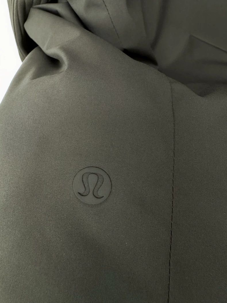 Canada Goose Lululemon Olive Green Cotton Jacket Size M / US 6-8 / IT 42-44 - 4 Thumbnail